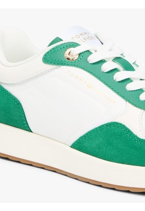 Tenis Verde Runner De Materiales Mixtos Tommy Hilfiger