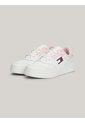 Tenis Rosa Essential De Cuero Retro Tommy Hilfiger de Tommy Hilfiger