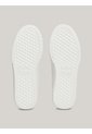 Tenis Beige De Cuero Con Cierre De Velcro Tommy Hilfiger de Tommy Hilfiger