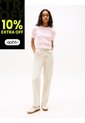 Pantalón Beige De Cinco Bolsillos De Corte Slim Tommy Jeans de Tommy Hilfiger