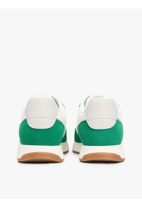 Tenis Verde Runner De Materiales Mixtos Tommy Hilfiger