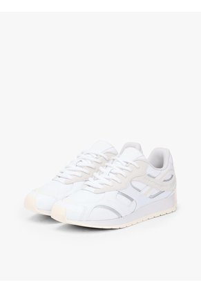 Tenis Blanco De Cuero Con Monograma TH Tommy Hilfiger