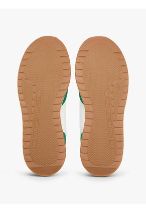 Tenis Verde Runner De Materiales Mixtos Tommy Hilfiger