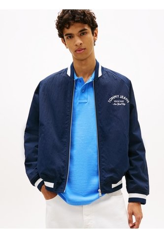 Chaqueta Multicolor Bomber Varsity De Nailon Tommy Jeans Tommy Hilfiger