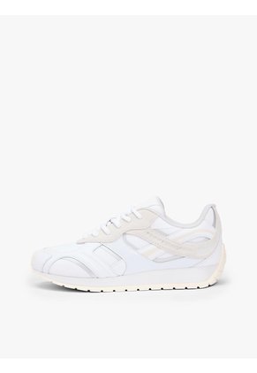 Tenis Blanco De Cuero Con Monograma TH Tommy Hilfiger