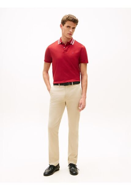 Pantalón Beige Chino Denton De Sarga Tommy Hilfiger