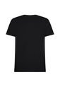 Camiseta Negra Slim Fit Cuello En V Esencial Algodón de Tommy Hilfiger