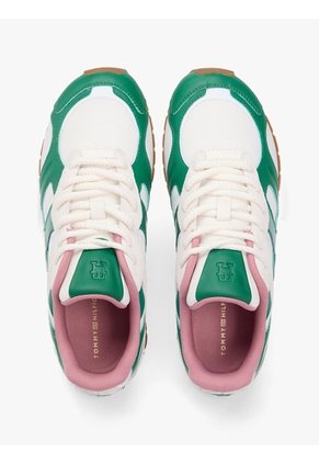Tenis Multicolor De Cuero Con Monograma TH Tommy Hilfiger