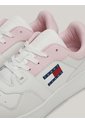 Tenis Rosa Essential De Cuero Retro Tommy Hilfiger de Tommy Hilfiger