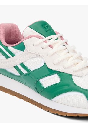 Tenis Multicolor De Cuero Con Monograma TH Tommy Hilfiger