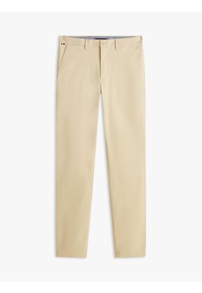 Pantalón Beige Chino Denton De Sarga Tommy Hilfiger