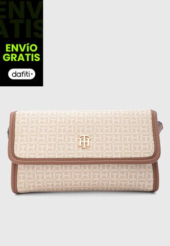 Bolso Manos Libres TOMMY HILFIGER Sabrinna Café Tommy Hilfiger