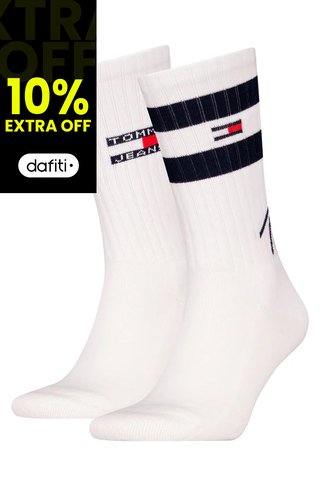 Pack Negro De 2 Pares De Medias Tj 701230657001 Tommy Hilfiger