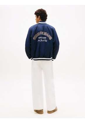 Chaqueta Multicolor Bomber Varsity De Nailon Tommy Jeans