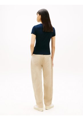 Camiseta Multicolor Essential De Corte Slim Tommy Jeans