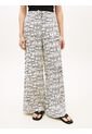 Pantalón Blanco Amplio De Pierna Ancha Tommy Hilfiger de Tommy Hilfiger