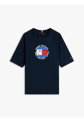 Camiseta Multicolor Con Logo Gráfico Tommy Hilfiger