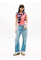 Camiseta Roja Essential De Corte Slim Tommy Jeans de Tommy Hilfiger