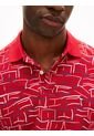 Polo Rojo Piqué Con Estampado Tommy Hilfiger de Tommy Hilfiger