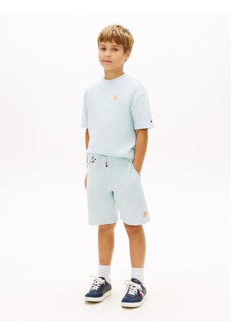 Bermudas Azul Con Logo Script Tommy Hilfiger Tommy Hilfiger