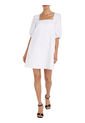 Vestido Hasta La Rodilla Mujer Blanco Tommy Hilfiger de Tommy Hilfiger