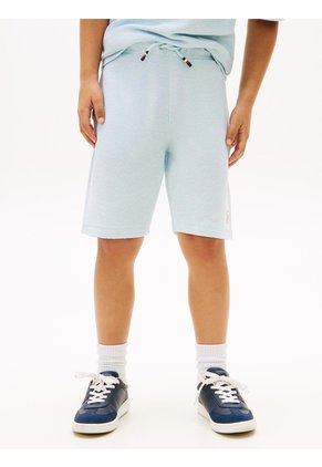 Bermudas Azul Con Logo Script Tommy Hilfiger