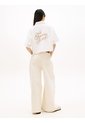 Camisa Blanca Amplia Con Logo Calado Integral Tommy Jeans de Tommy Hilfiger
