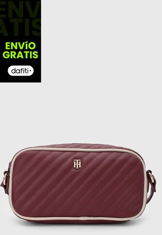 Bolso Manos Libres TOMMY HILFIGER Vinotinto Tommy Hilfiger