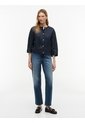 Blusa Azul Oscuro De Raya Diplomática Con Botones Dorados Tommy Hilfiger de Tommy Hilfiger