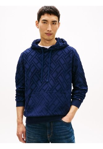 Buzo Azul Con Capota AOP Flag Jacquard Tommy Hilfiger Tommy Hilfiger