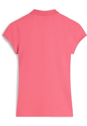 Polo Rosado Con Piqué De Corte Slim Tommy Hilfiger