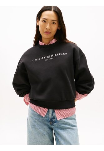Saco Negro Con Logo Corp Moderno Tommy Hilfiger Tommy Hilfiger