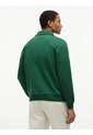 Saco Verde De Rugby Con Cremallera De Un Cuarto Y Logo Tommy Hilfiger de Tommy Hilfiger
