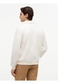 Saco Blanco De Rugby Con Cremallera De Un Cuarto Y Logo Tommy Hilfiger de Tommy Hilfiger