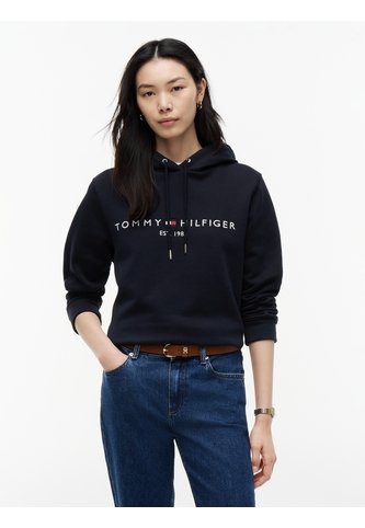 Suéter Azul Heritage Con Gorro  Tommy Hilfiger Tommy Hilfiger