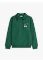 Saco Verde De Rugby Con Cremallera De Un Cuarto Y Logo Tommy Hilfiger de Tommy Hilfiger