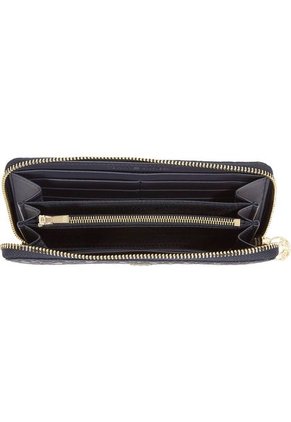 Billetera Azul Con Monogramas TH Y Cremallera Tommy Hilfiger