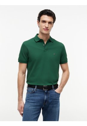 Polo Verde 1985 De Corte Regular Tommy Hilfiger