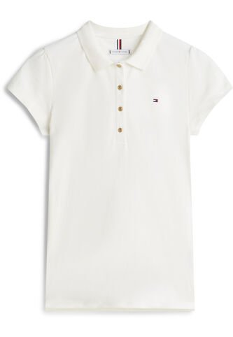 Polo Blanco Con Piqué De Corte Slim Tommy Hilfiger Tommy Hilfiger