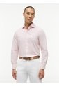 Camisa Rosa De Corte Regular En Popelín Lavado Tommy Hilfiger de Tommy Hilfiger