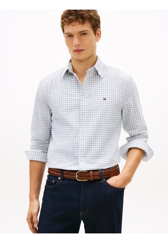 Camisa Azul De Cuadros TH Flex Regular Tommy Hilfiger Tommy Hilfiger