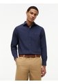 Camisa Azul De Corte Regular En Popelín Lavado Tommy Hilfiger de Tommy Hilfiger
