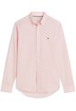 Camisa Rosa De Corte Regular Manga Larga Con Tejido Dobby Tommy Hilfiger de Tommy Hilfiger