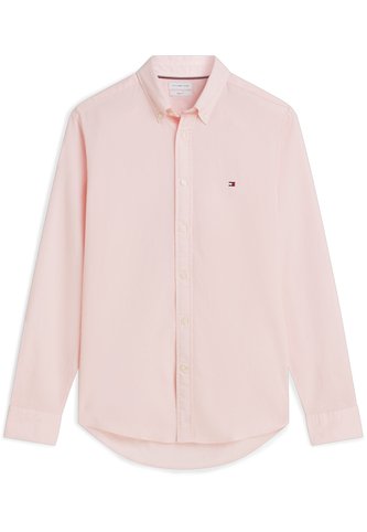 Camisa Rosa De Corte Regular Manga Larga Con Tejido Dobby Tommy Hilfiger Tommy Hilfiger