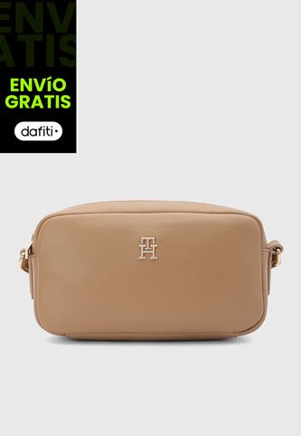 Bolso Manos Libres TOMMY HILFIGER Café Tommy Hilfiger