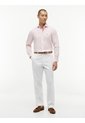 Camisa Rosa De Corte Regular En Popelín Lavado Tommy Hilfiger de Tommy Hilfiger