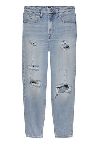 Jeans Azul Mom De Talle Superalto Tommy Jeans Tommy Hilfiger
