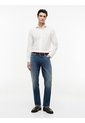 Camisa Blanca De Corte Regular En Popelín Lavado Tommy Hilfiger de Tommy Hilfiger