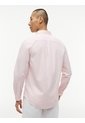 Camisa Rosa De Corte Regular En Popelín Lavado Tommy Hilfiger de Tommy Hilfiger