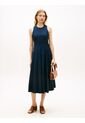 Vestido Multicolor Midi Con Botones Dorados Tommy Hilfiger de Tommy Hilfiger